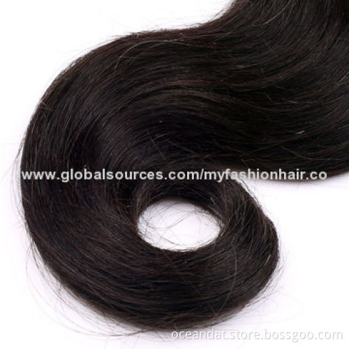 Grade 5A 100% virgin Brazilian hair extensions & hand-tied top-quality body waveNew